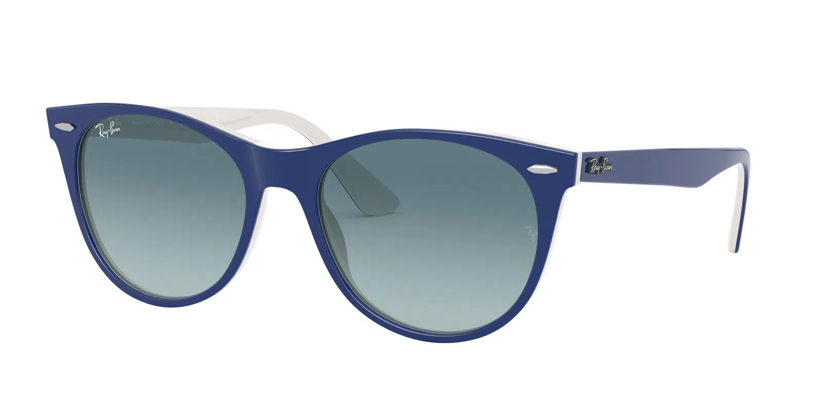 Ray-Ban Wayfarer Ii 2185 Sunglasses - Havana On Trasparent Light Bro - view 97